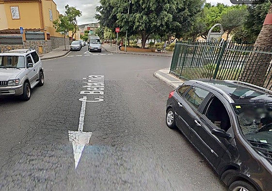 Imagen de la calle Betania en Lomo Los Frailes.