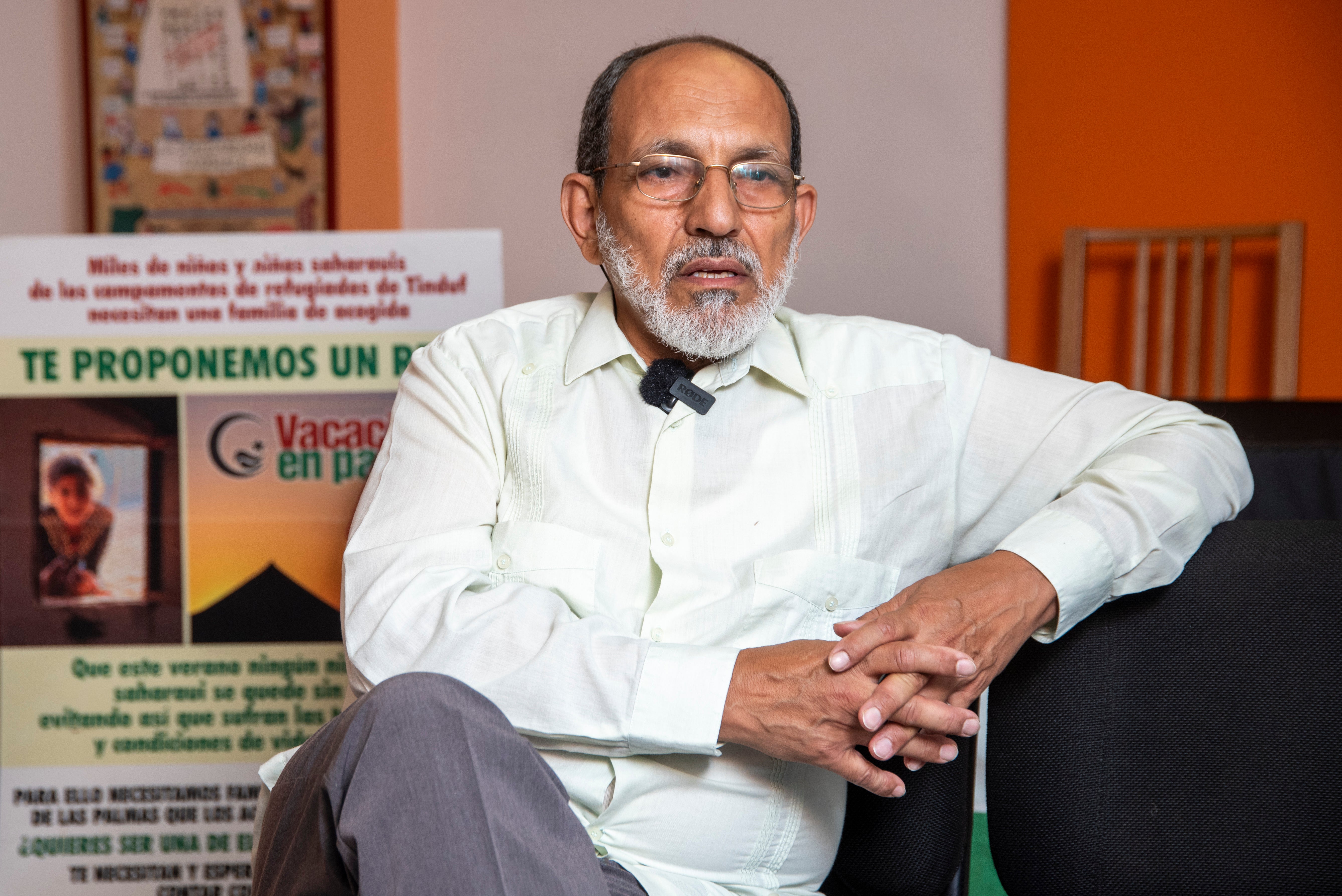 Alisalem Sidi Zein, delegado del Sáhara Occidental / Frente Polisario en Canarias.