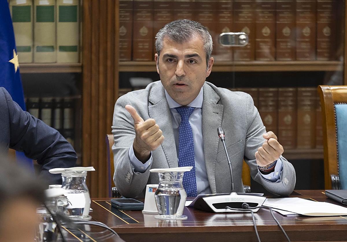 El vicepresidente y consejero de Economía del Gobierno de Canarias, Manuel Domínguez.