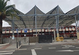 Imagen de la nueva cubierta del CEIP Sataute.