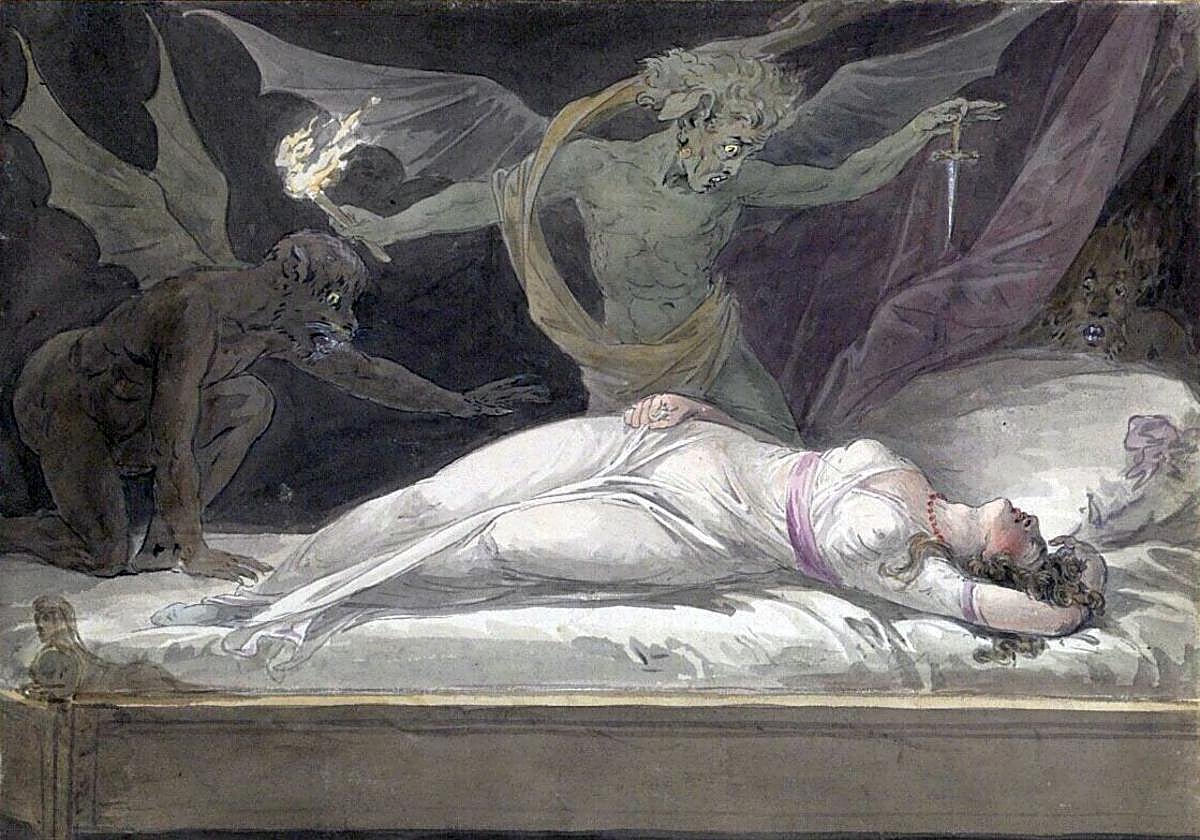 «El sueño de la condesa Margarita de Flandes» de Vincenz Georg Kininger