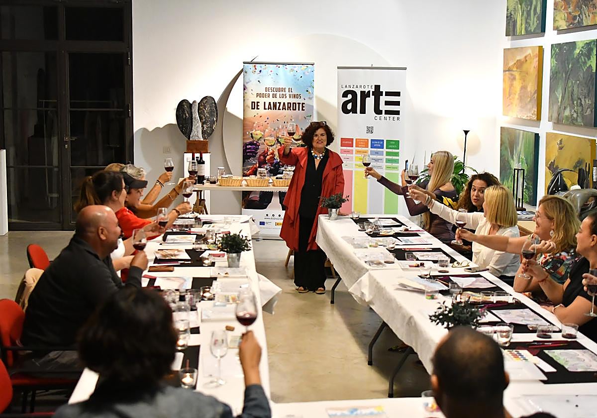 Taller enoartístico en fechas pasadas, con Rufina Santana.