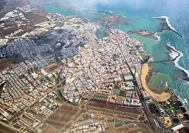 Vista aérea de Arrecife.
