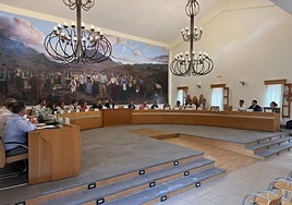 Sesión plenaria del mes de octubre del Ayuntamiento de Santa Lucía de Tirajana.