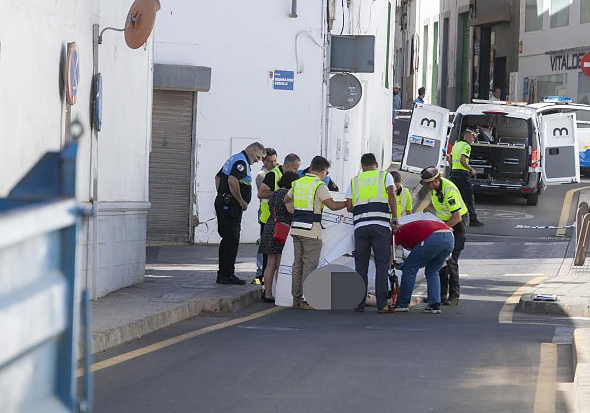 Imagen de la víctima y lugar donde fue atropellada.