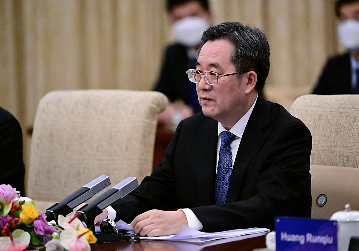 El viceprimer ministro Ding Xuexiang.