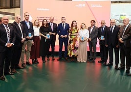 Galardonados de la última edición de los Premios de Turismo que otorga CaixaBank en Canarias.