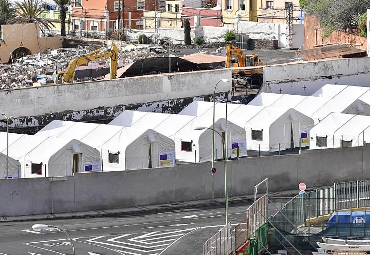 Otros 100 menores entrarán esta semana en el recurso transitorio del Canarias 50.