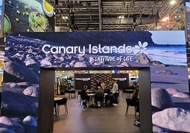 Imagen del stand de Islas Canarias en la WTM 2024 Islas Canarias.