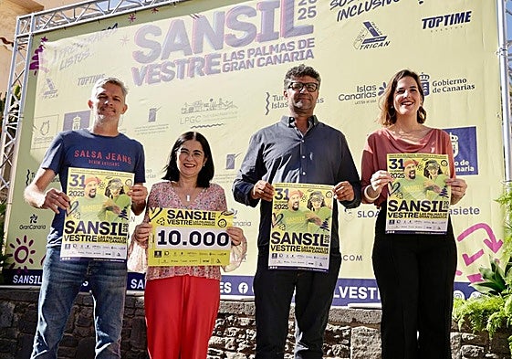 Imagen de la presentación de la 24ª edición de la San Silvestre de Las Palmas de Gran Canaria.