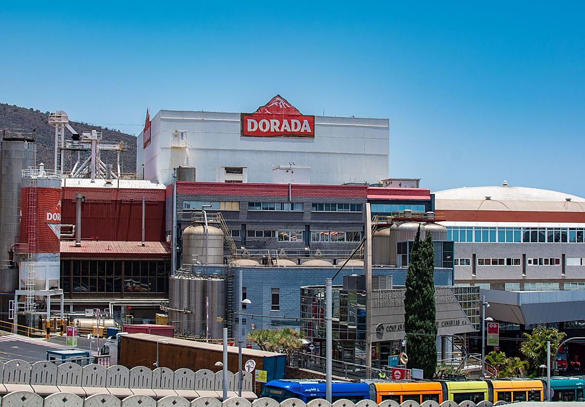 imagen de la industria cervecera en Tenerife.