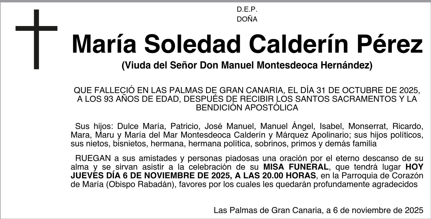 María Soledad Calderín Pérez