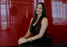 Emily Domínguez, durante su visita a las instalaciones de CANARIAS7.