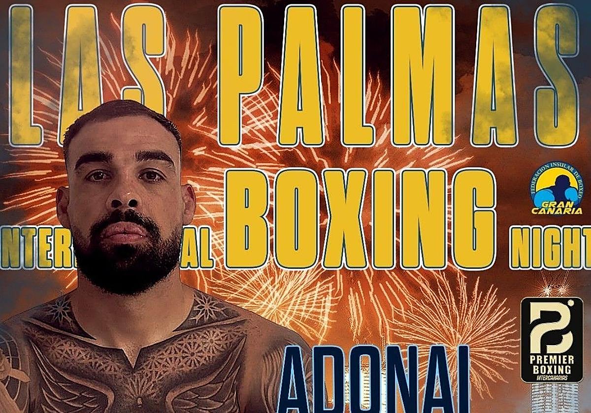 Cartel de la velada que tendrá lugar este sábado 8 de noviembre en la capital grancanaria.