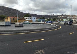 El Gobierno de Canarias habilita la nueva rotonda de Visvique.
