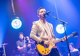 Óscar Rosende, voz y guitarra, de Great Straits.