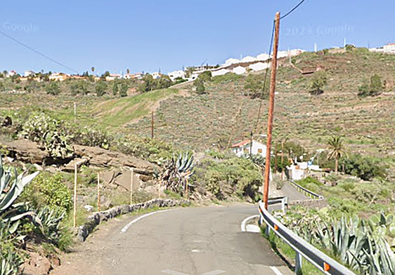 Zona donde ocurrió el accidente.