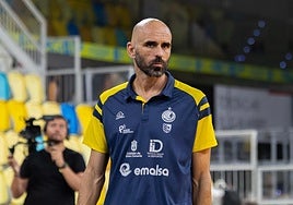 Juan Diego García, entrenador jefe del CV Emalsa Gran Canaria.