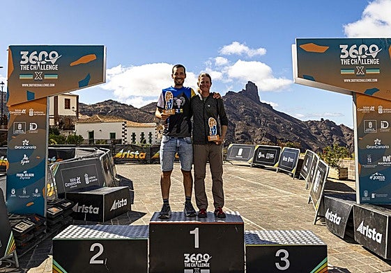 Imagen de los ganadores de la prueba.