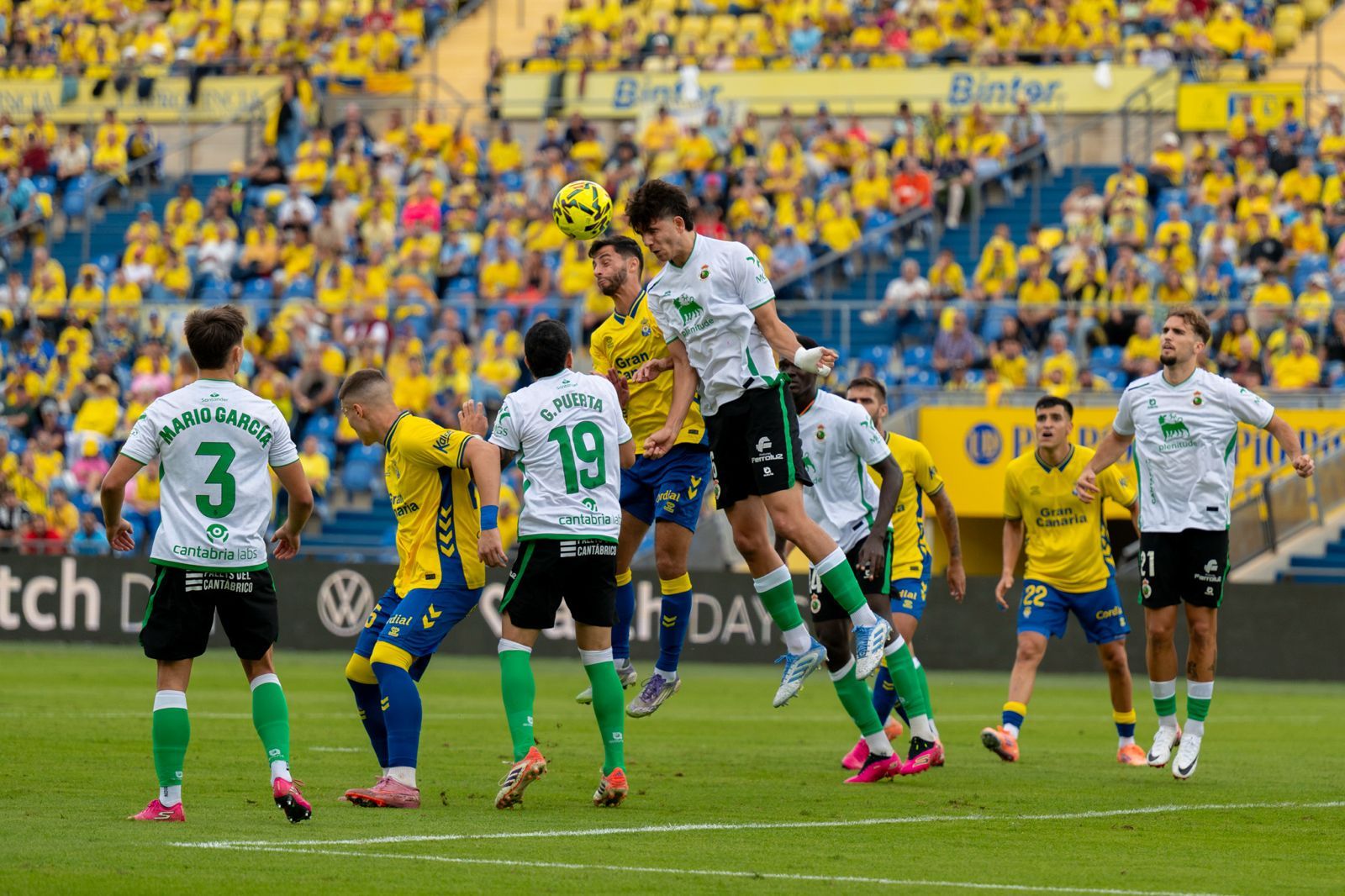 Imágenes del duelo: UD Las Palmas - Racing