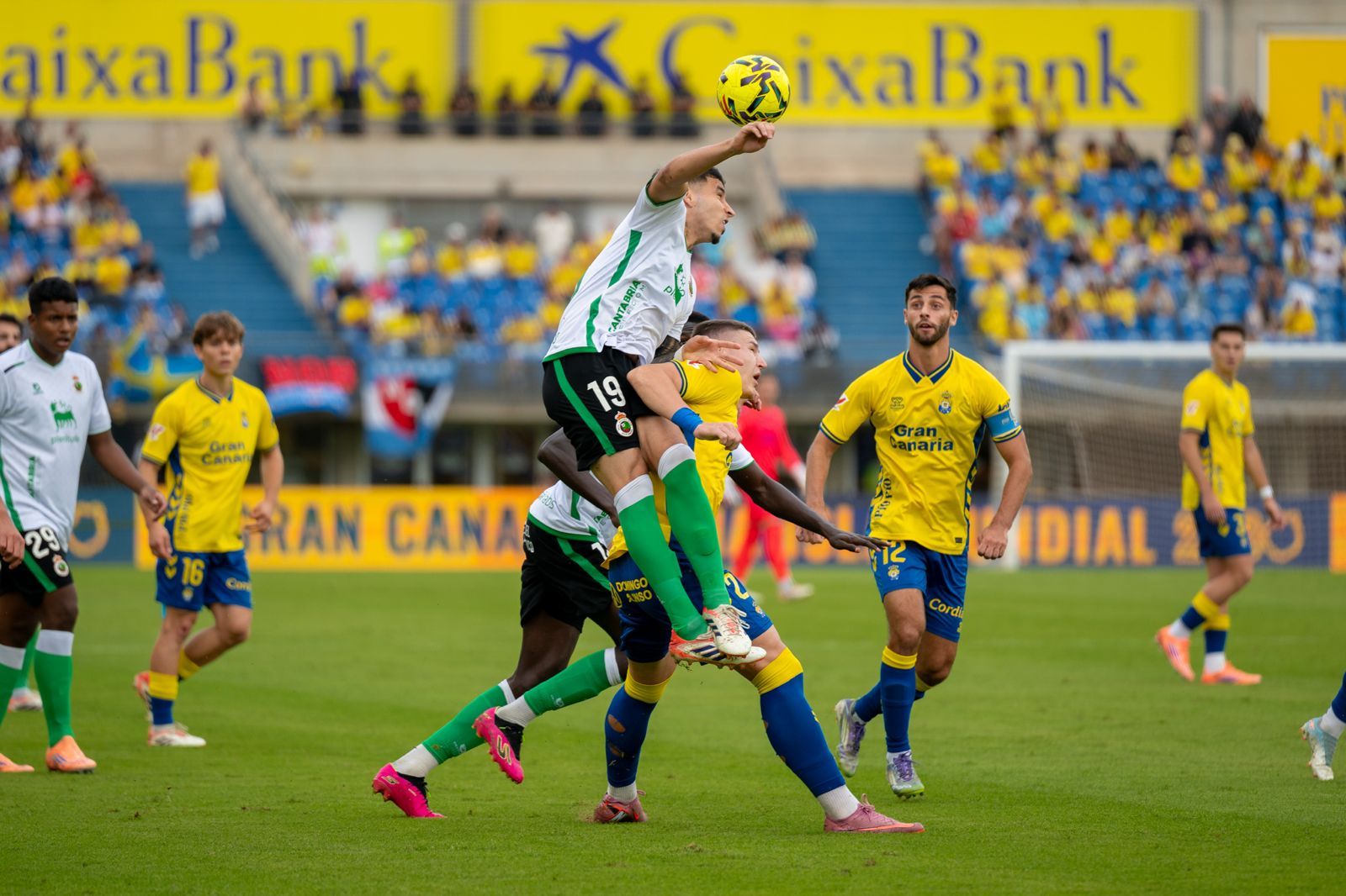 Imágenes del duelo: UD Las Palmas - Racing