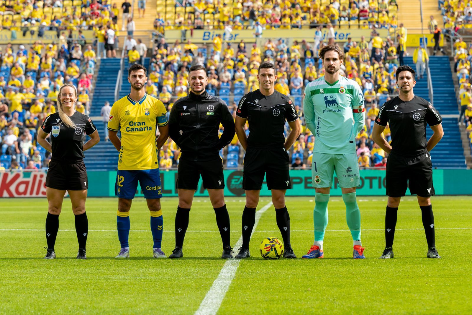 Imágenes del duelo: UD Las Palmas - Racing