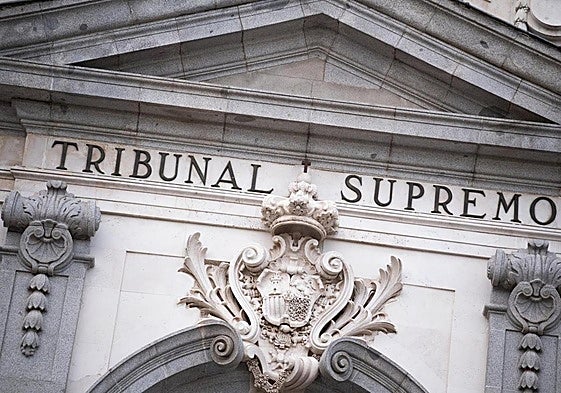 Fachada del Tribunal Supremo.