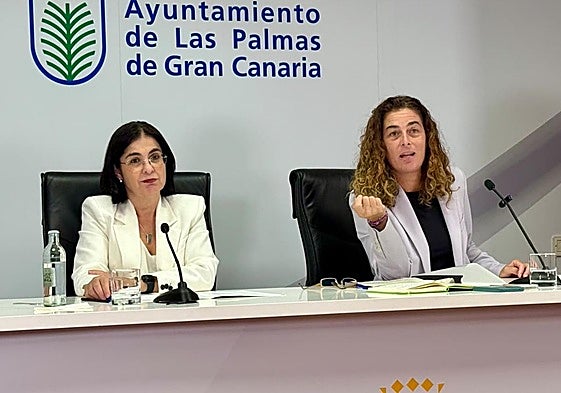 Carolina Darias y Gemma Martínez Soliño anunciaron este lunes la obtención de la financiación.