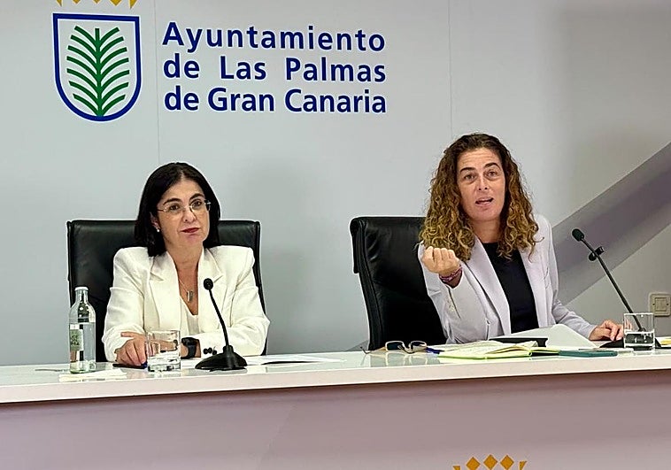Carolina Darias y Gemma Martínez Soliño anunciaron este lunes la obtención de la financiación.