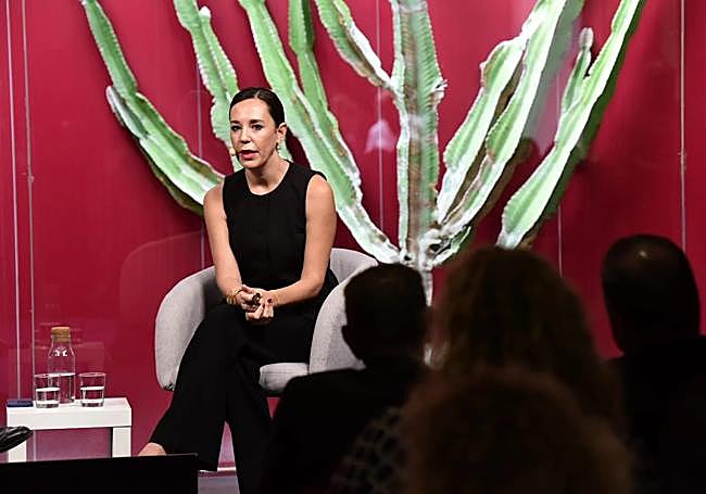 Jessica de León, consejera de Turismo y Empleo del Gobierno canario, este lunes en la sede del Canarias7.