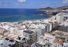 Panorámica reciente de Las Palmas de Gran Canaria.
