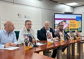 Momento de la rueda de prensa ofrecida este martes en Santa Cruz de Tenerife sobre la campaña de prevención de ITS.