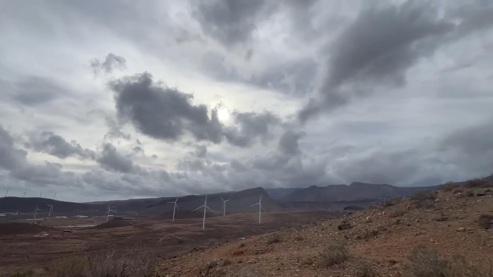 La llegada de la borrasca Claudia, en imágenes
