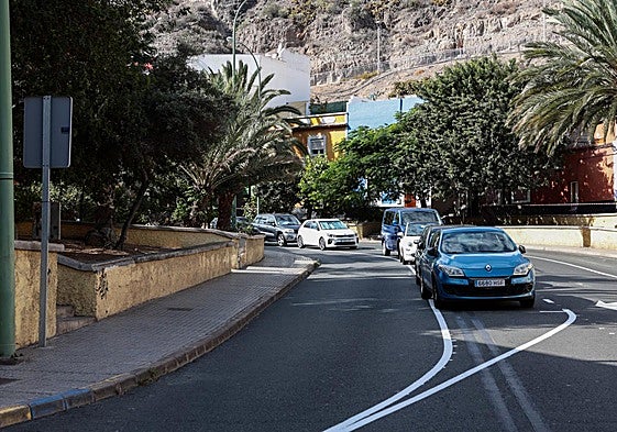 Imagen de los nuevos aparcamientos en el Barranquillo Don Zoilo.