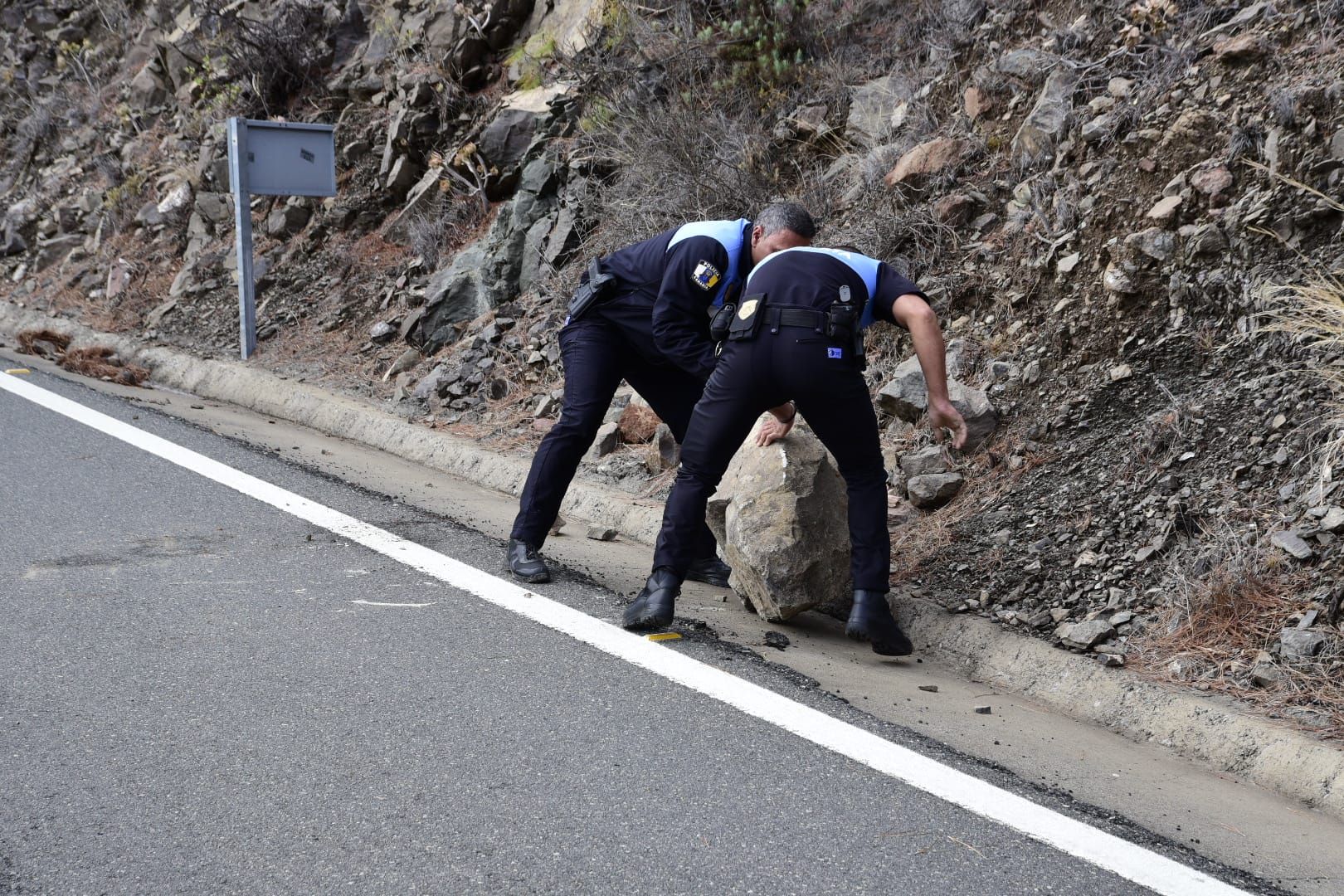 Los estragos de la borrasca Claudia en Canarias