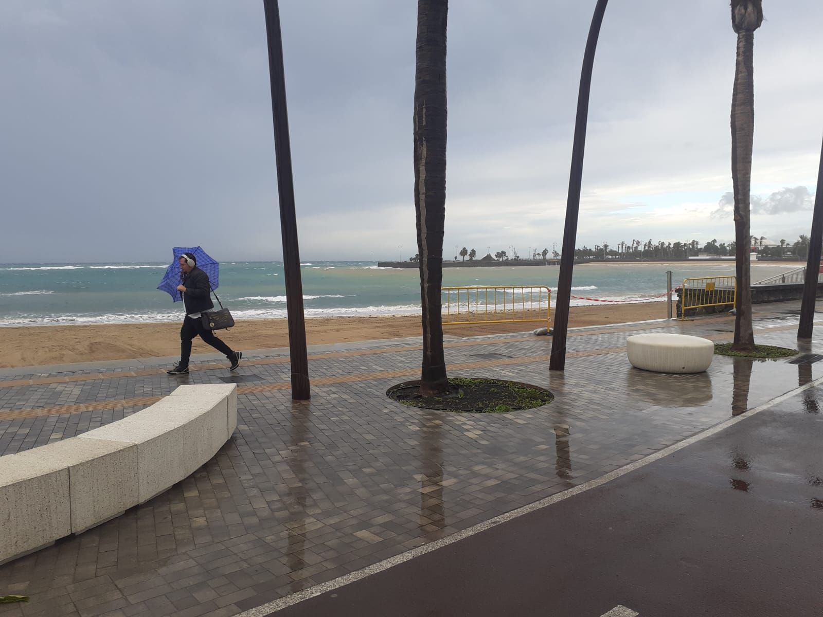 Los estragos de la borrasca Claudia en Canarias