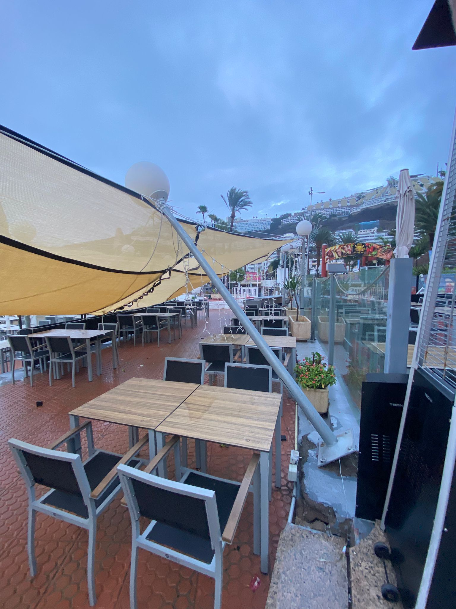 Los estragos de la borrasca Claudia en Canarias