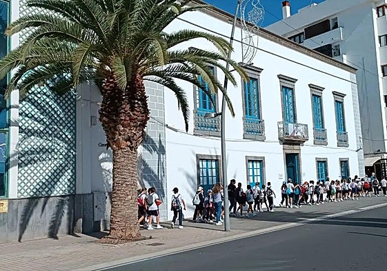 Exterior de la Casa de la Cultura Agustín de la Hoz.