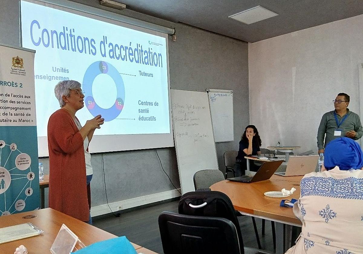 Imagen principal - El CELP participa en la organización de la salud familiar y comunitaria de Marruecos
