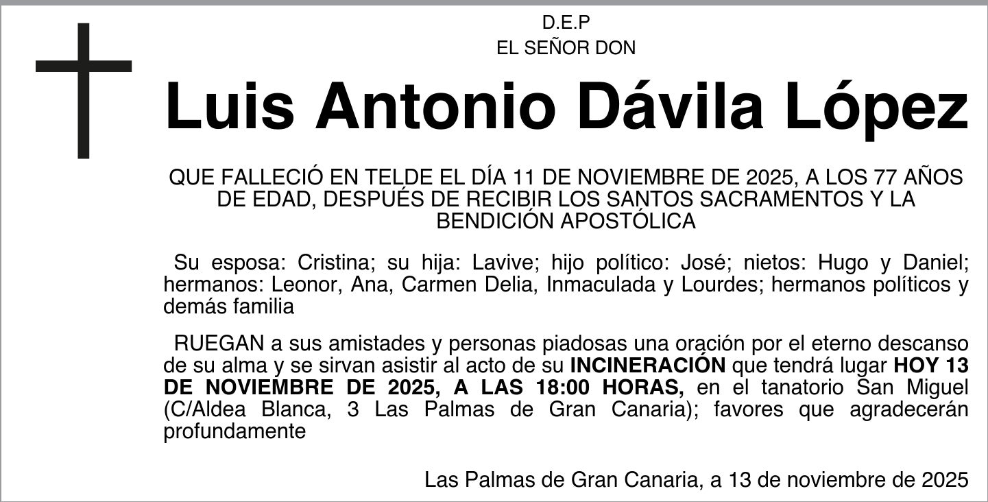 Luis Antonio Dávila López