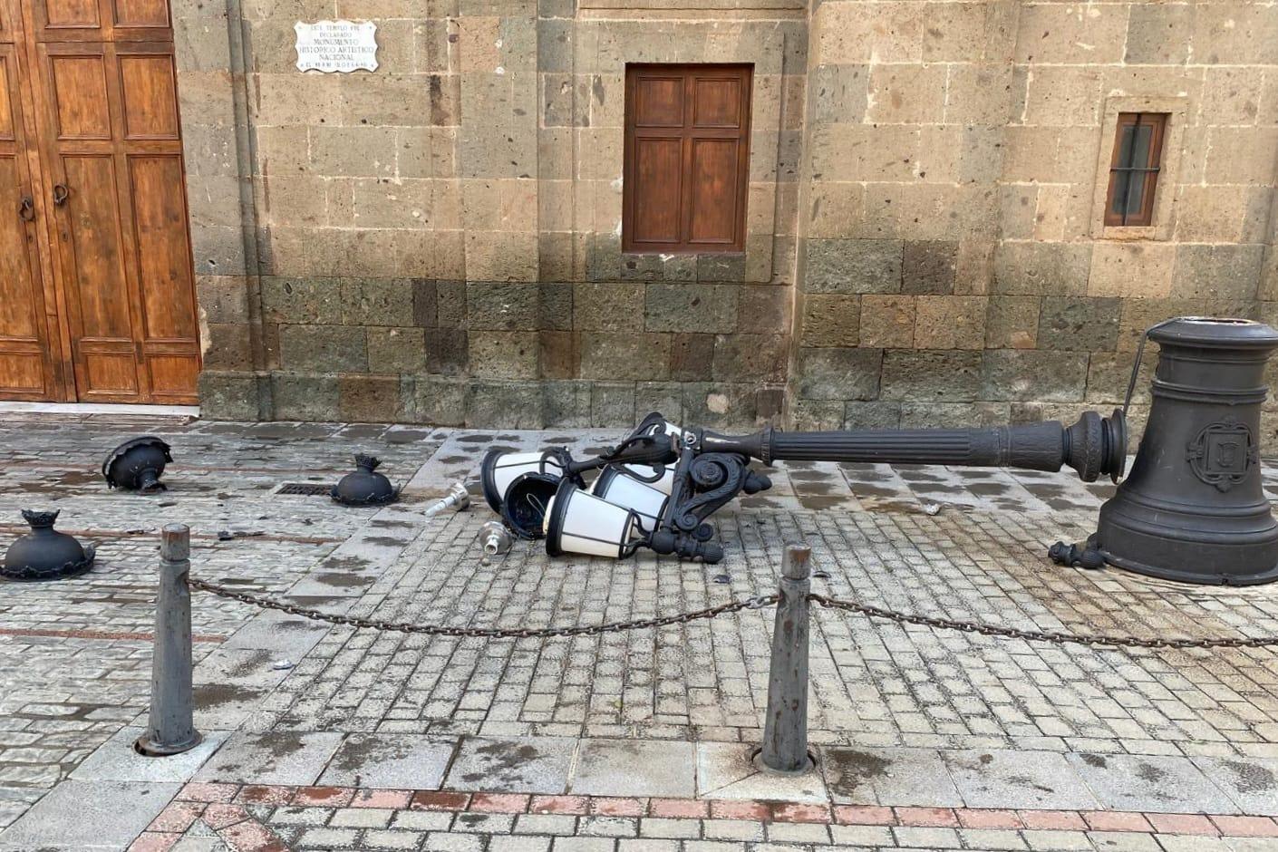 Los estragos de la borrasca Claudia en Canarias