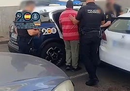 Uno de los detenidos en Canarias.