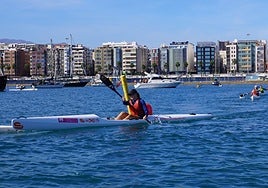 Un momento de la competición de este sábado.