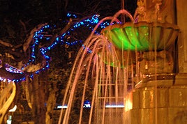 Decoración de Navidad en Santa Cruz de Tenerife.