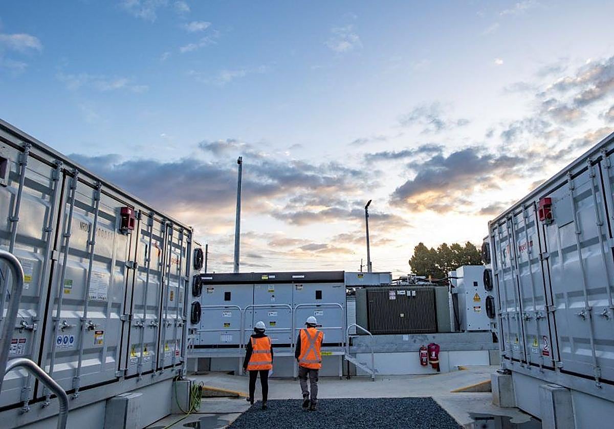 Instalación de almacenamiento de energía que tiene Naturgy en Cunderdin (Australia).