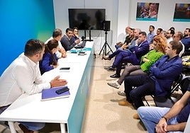 Imagen de la Ejecutiva Nacional de 1ºCAN, celebrada este martes en la sede del partido.