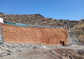 Tramo de carretera donde tuvo lugar la intervención, ya terminada.