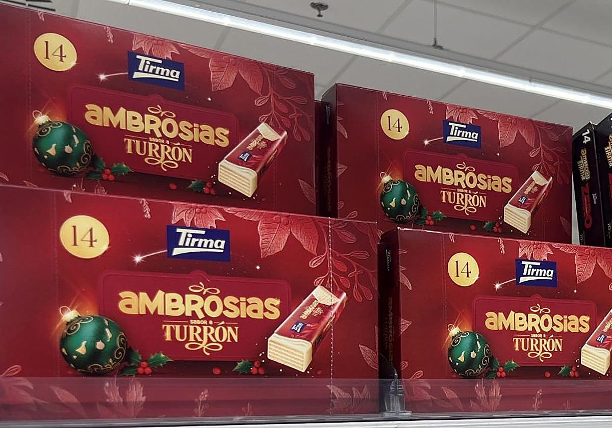 Imagen del nuevo sabor de turrón que ha sacado al mercado Tirma.