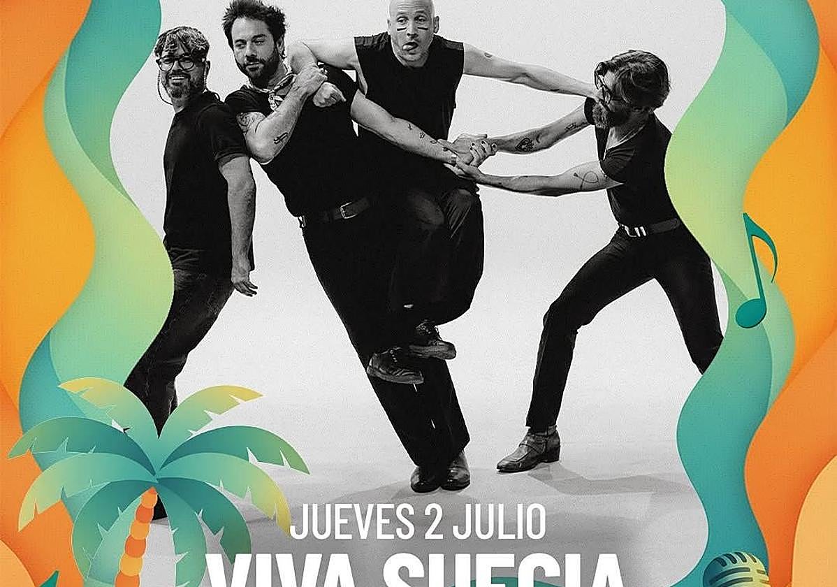 Cartel anunciando a Viva Suecia.