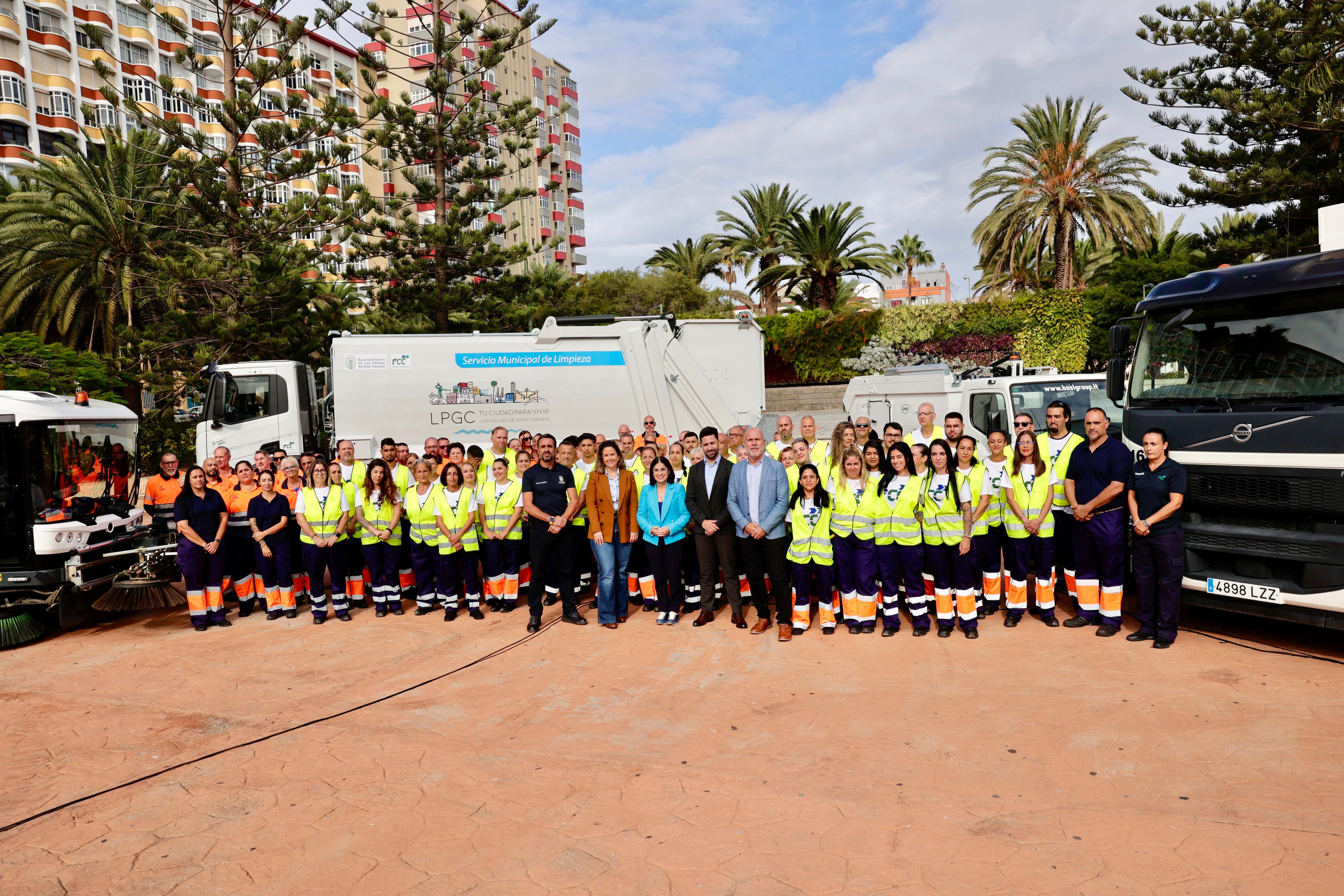 El Ayuntamiento de Las Palmas de Gran Canaria anuncia novedades y mejoras del nuevo contrato de higiene urbana